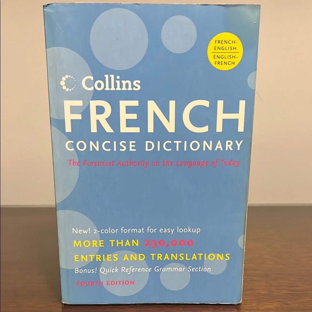 French To English and English To French Dictionary